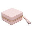 Rose Quartz Caroline Zip Travel Case