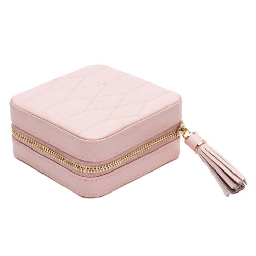 Rose Quartz Caroline Zip Travel Case itemprop=