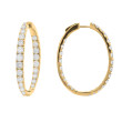 18K Yellow Gold 5CTW G SI1 Diamond Hoop