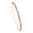 18K Yellow Gold 2CTW Diamond Bangle Bracelet