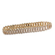 18K Yellow Gold 3.52CTW Diamond Link Bracelet