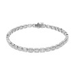 18K White Gold 7CTW Ec GHVS Diamond Bracelet