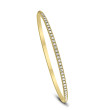 18K Yellow Gold 1Cttw Diamond Bangle Bracelet