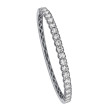 18K White Gold 5.35D 1/2Way Bracelet Bng