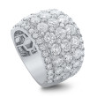 18K White Gold 5.25CTW Diamond Band