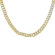 18K Yellow Gold 8.60CTW Diamond Cuban Necklace