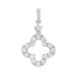 18K White Gold 1/2CTW Quadtre Necklace