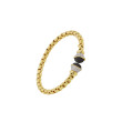 14K Yellow Gold .88D Blk Onyx Bracelet