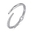 925 Sterling Silver Bujukan Bypass Bangle