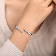 925 Sterling Silver Bujukan Bypass Bangle