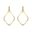 18K Yellow Gold Diamond Casablnca Mor Ear Charms