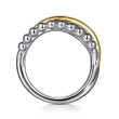 925 Sterling Silver and 14K Yellow Gold Bujukan Ring