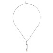 925 Sterling Silver Pearl Bujukan Drop Necklace