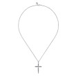 925 Sterling Silver Bujukan Cross Pendant Necklace