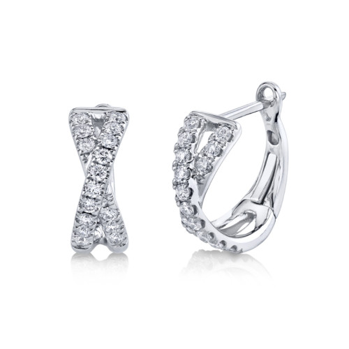 0.40Ct Diamond Huggie Earring itemprop=