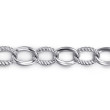 925 Sterling Silver Rope Link Chain Bracelet