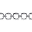 925 Sterling Silver Pavé Bujukan And Cushion Shape Link Chain Bracelet